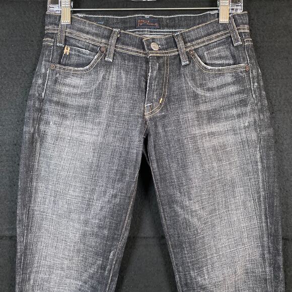 Citizens Of Humanity Womens Jeans Black Avedon #133 Low Waist Skinny Stretch 27 - Picture 2 of 14